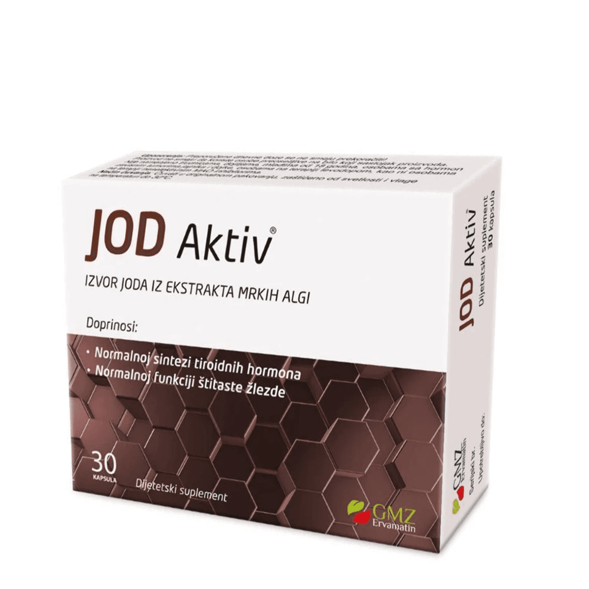 ERVAMATIN Ervavit Jod Activ Dodatak ishrani sa jodom, 30 kapsula