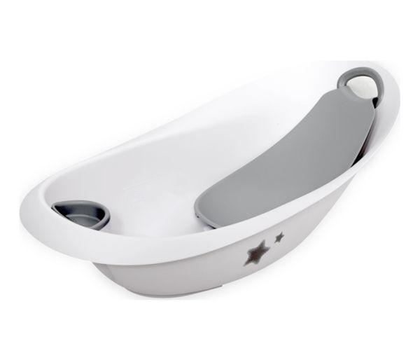 LORELLI Set kadica i podloga za kupanje Zvezdice, Beli