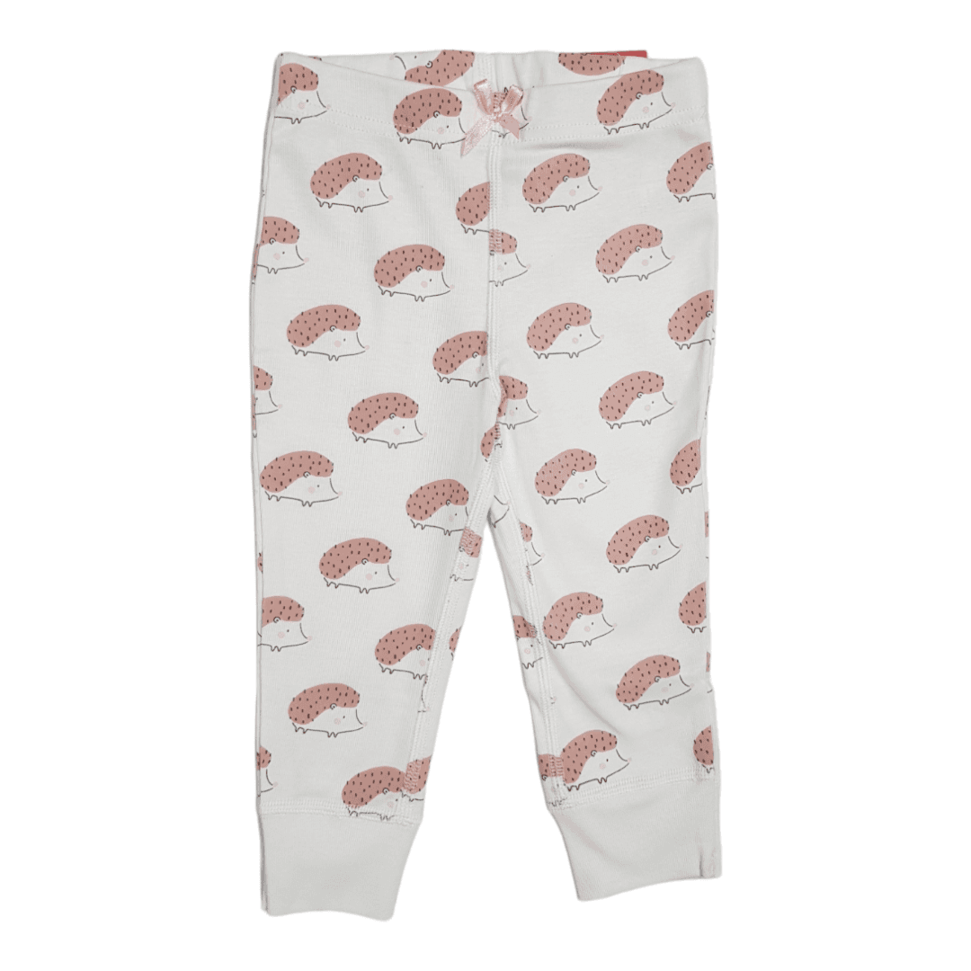 KIKO CLUB Helanke za bebe Ježići, Bele