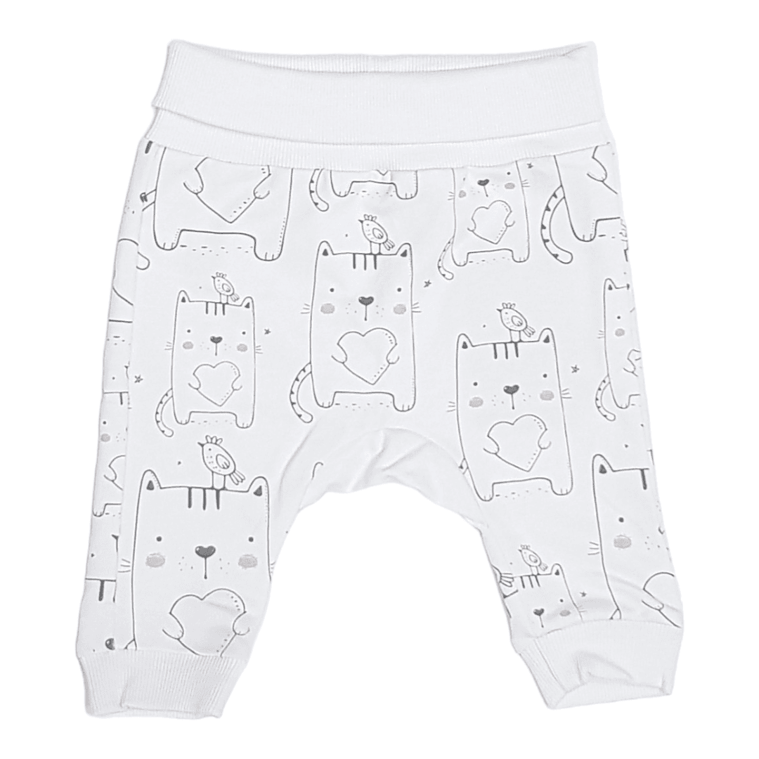 KIKO CLUB Helanke za bebe Mace, Bele