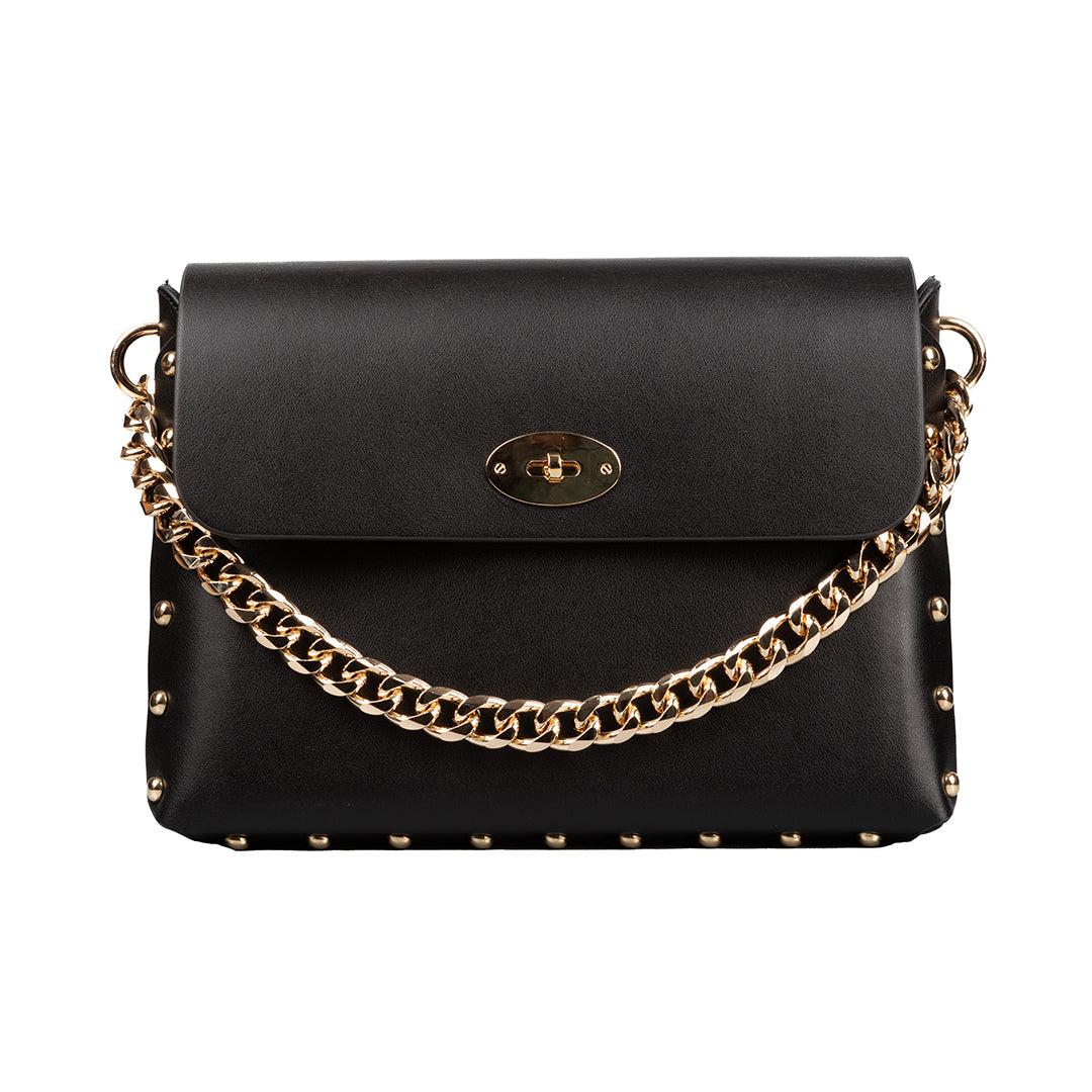 BUFFALO Ženska torba Atina Zlato 200, Crna