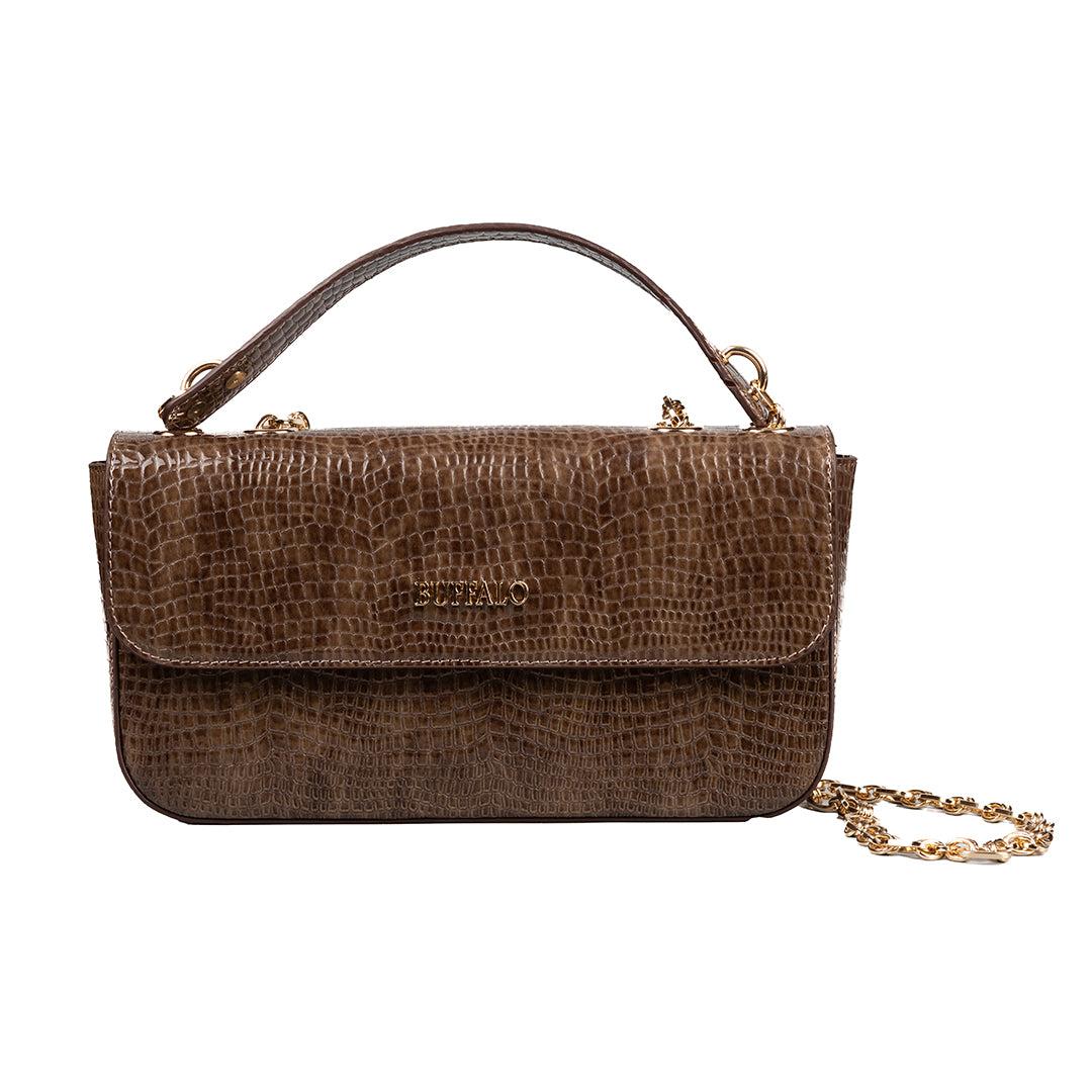 BUFFALO Ženska torba Tunis Zlato 202, Braon