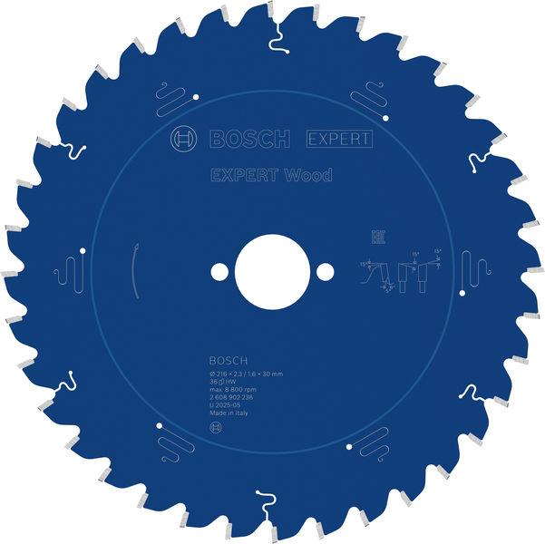 Bosch List testere za drvo Expert 2608902236, 216 mm, 36T