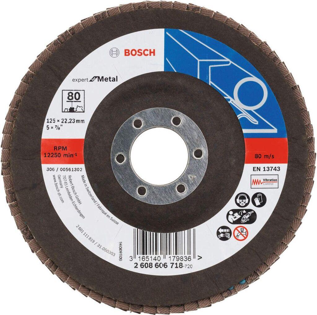 Bosch Lamelna brusni disk ProfessionalForMetal, Izvijeni