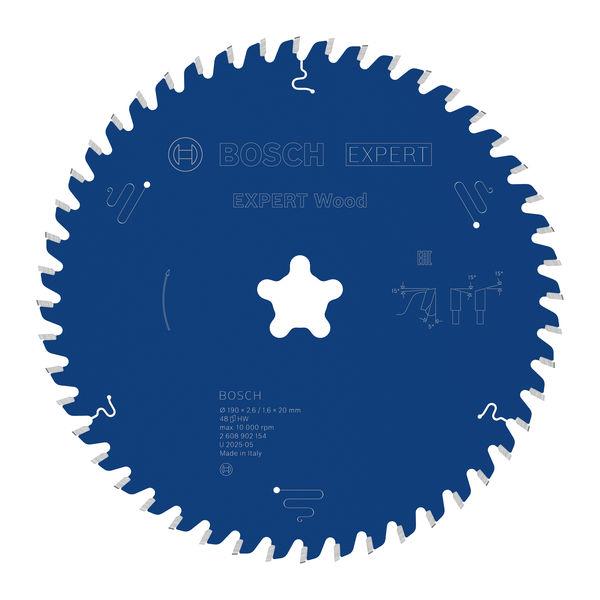 Bosch List testere za drvo Expert, 190mm, 48T