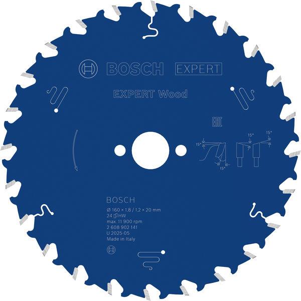 Bosch List testere za drvo, 160mm, 24T