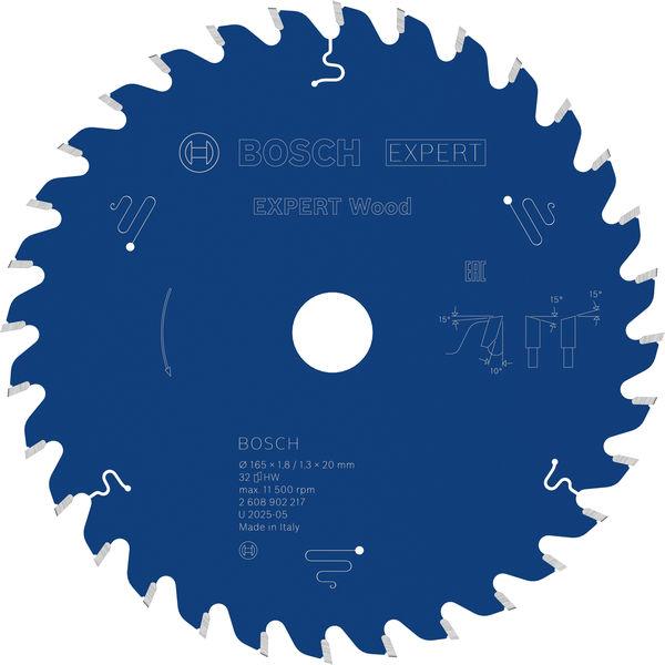 Bosch List testere za drvo Expert 2608902217, 165 mm, 32T