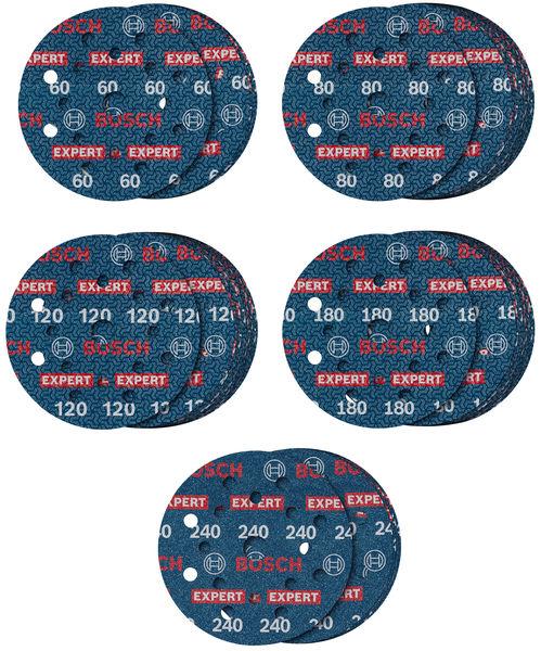 Bosch Brusni papir Expert O780 2608902429, 125 mm, G60/240, 55 komada