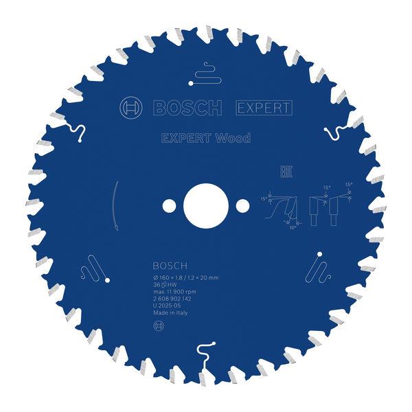 Bosch List testere za drvo Expert, 160mm, 36T