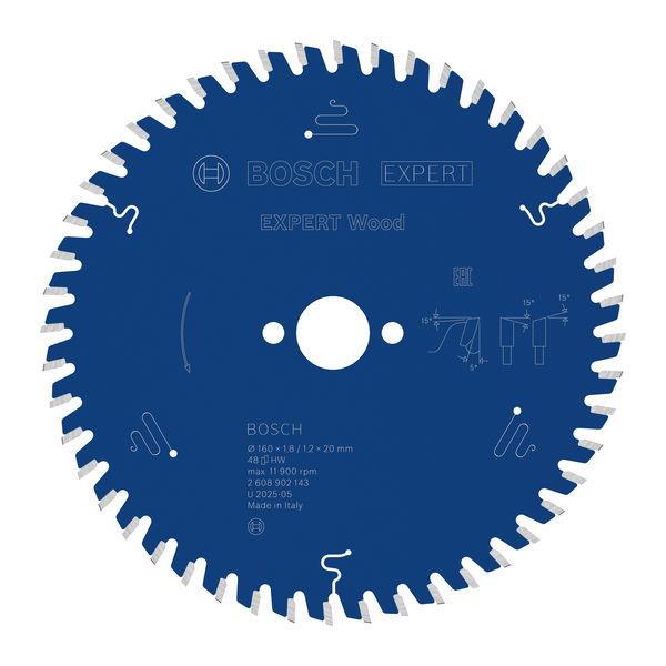 Bosch List testere za drvo Expert, 160mm, 48T