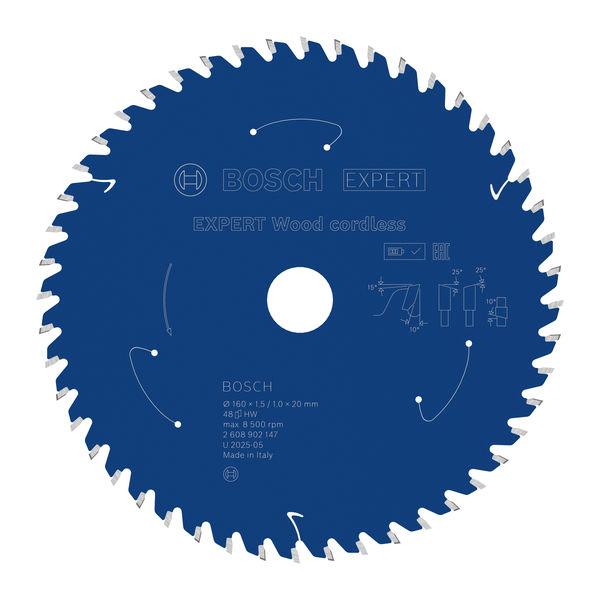 Bosch List testere za drvo Expert, 160mm, 48T