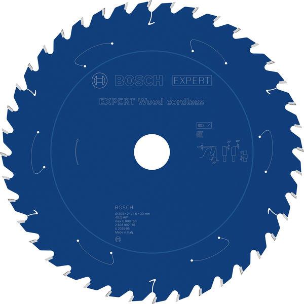 Bosch List testere za drvo Expert, 254mm, 40T