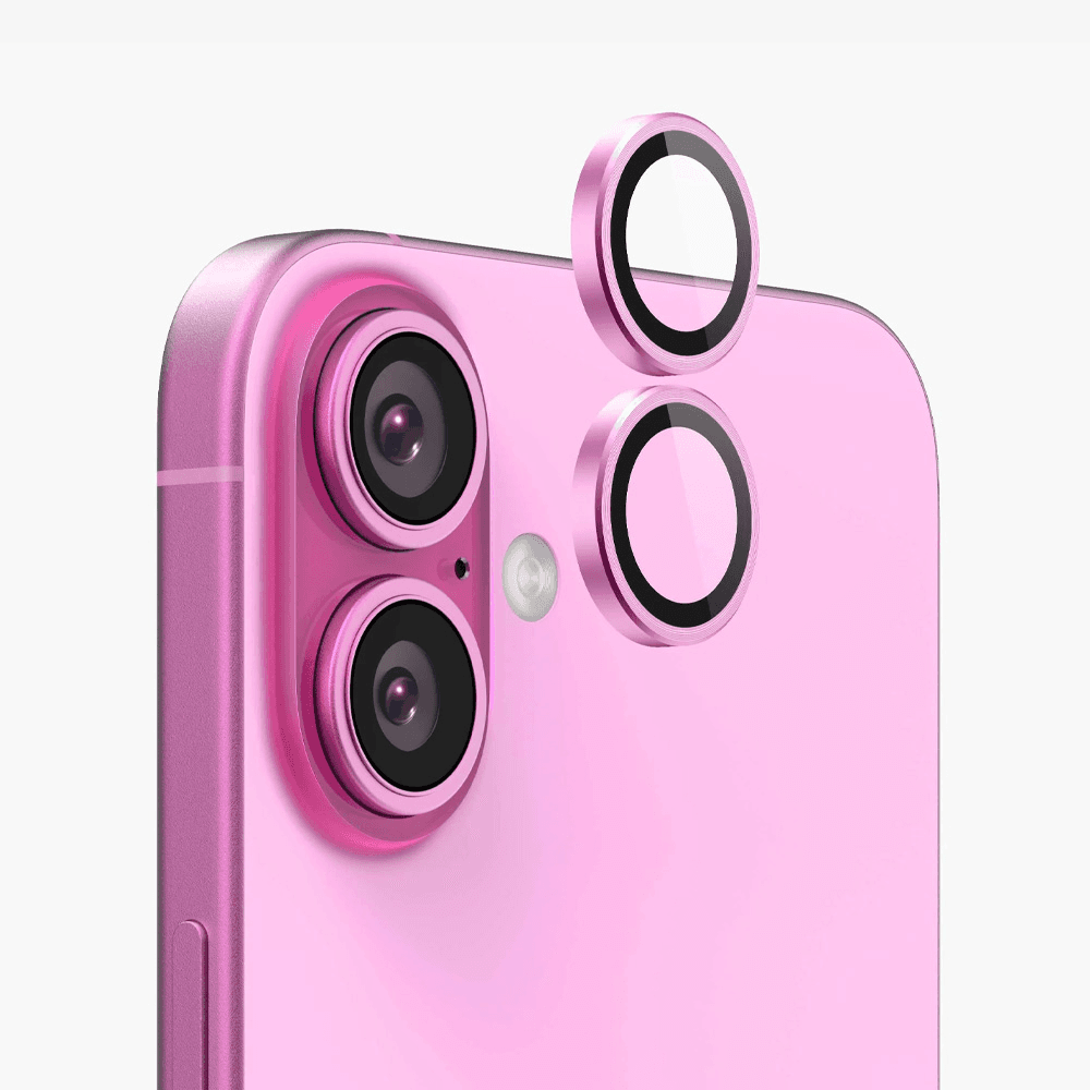 TOP SHOCK Zastita za kameru za iPhone 16/iPhone 16 Plus, Roze
