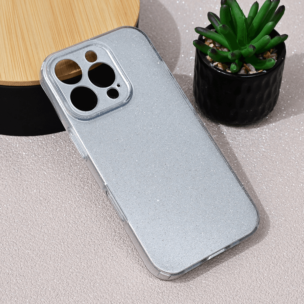 TERACELL Maska za iPhone 16 Pro Sparkle Dust, Srebrne boje