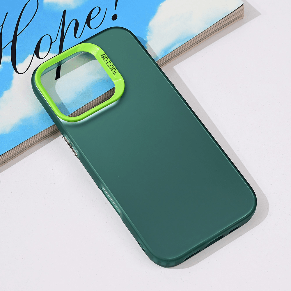 TERACELL Maska za iPhone 16 Pro Clear, Zeloena