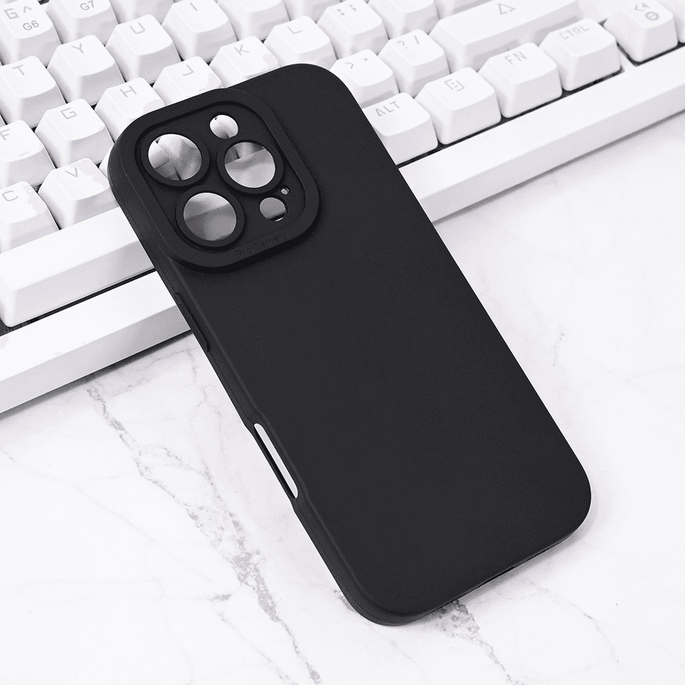 TERACELL Maska za iPhone 16 Pro Silikon Pro Camera, Crna