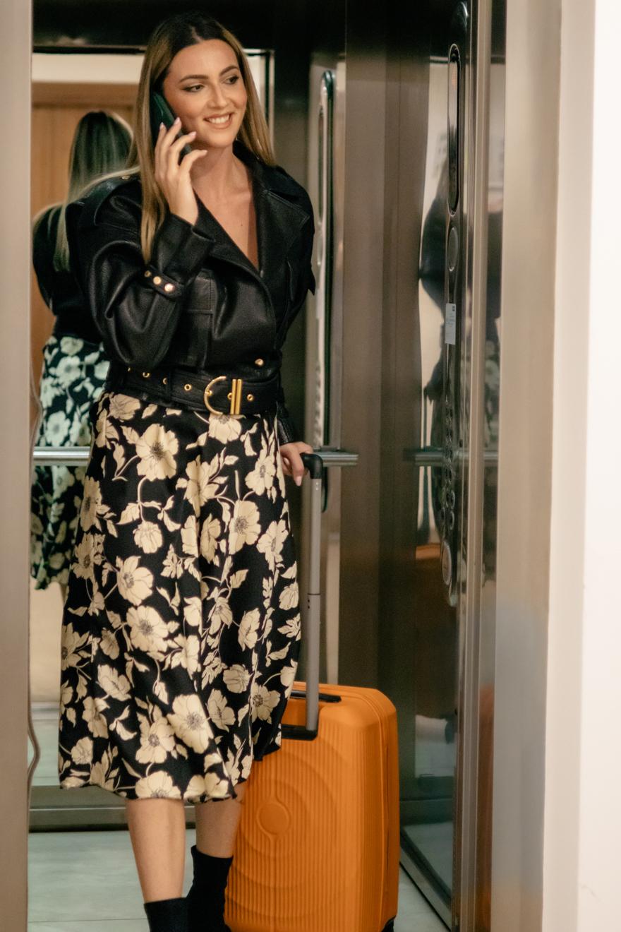 Ženska suknja Melanija, Crna