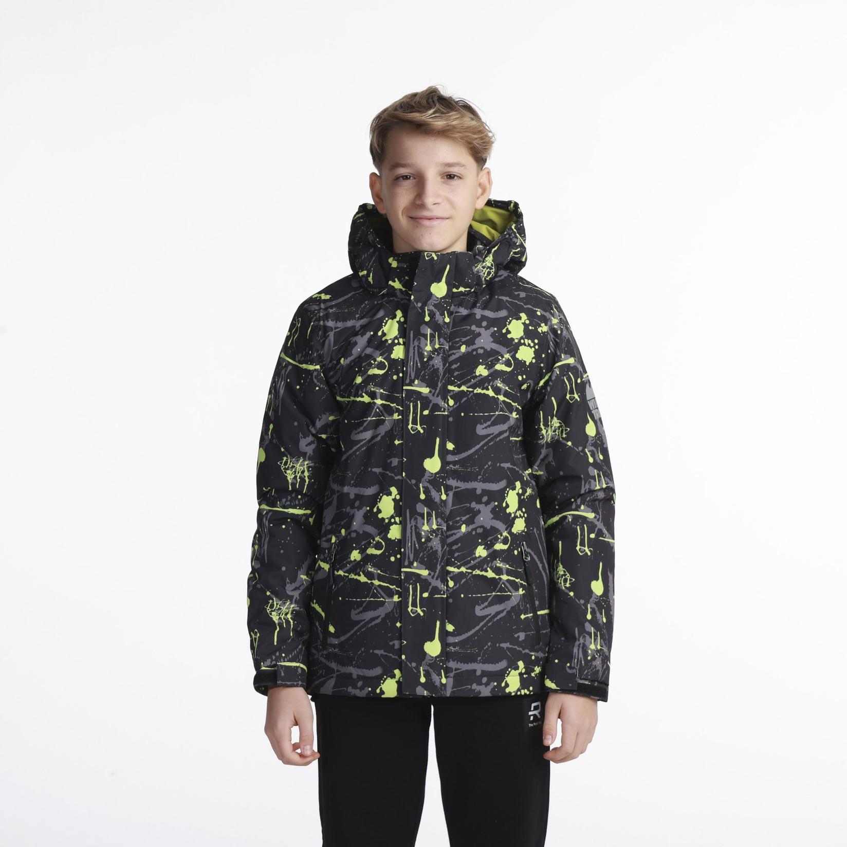 WINTRO Muška jakna Leks B Jacket Bg, Crno-žuta