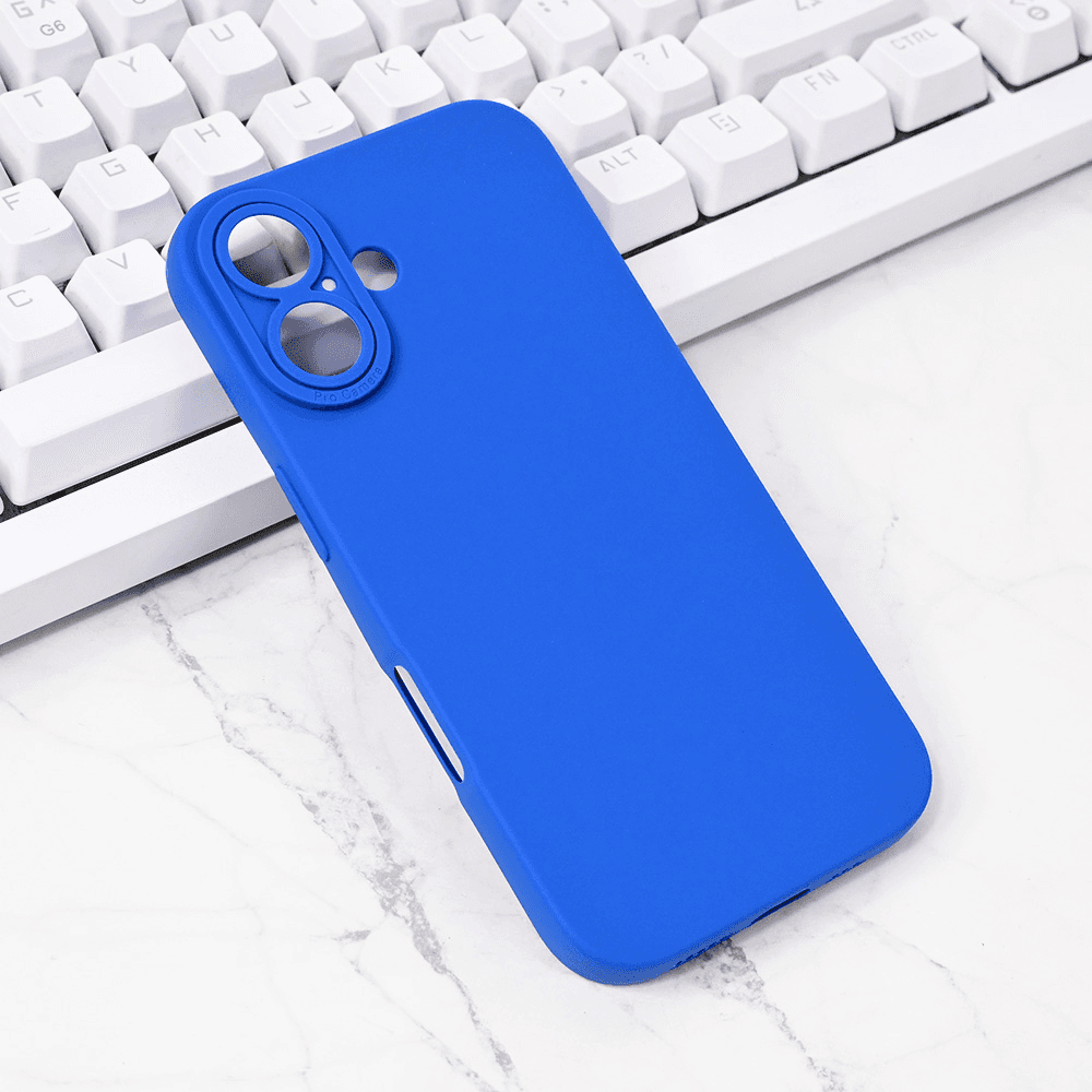 TERACELL Maska za iPhone 16 Silikon Pro Camera, Tamnoplava