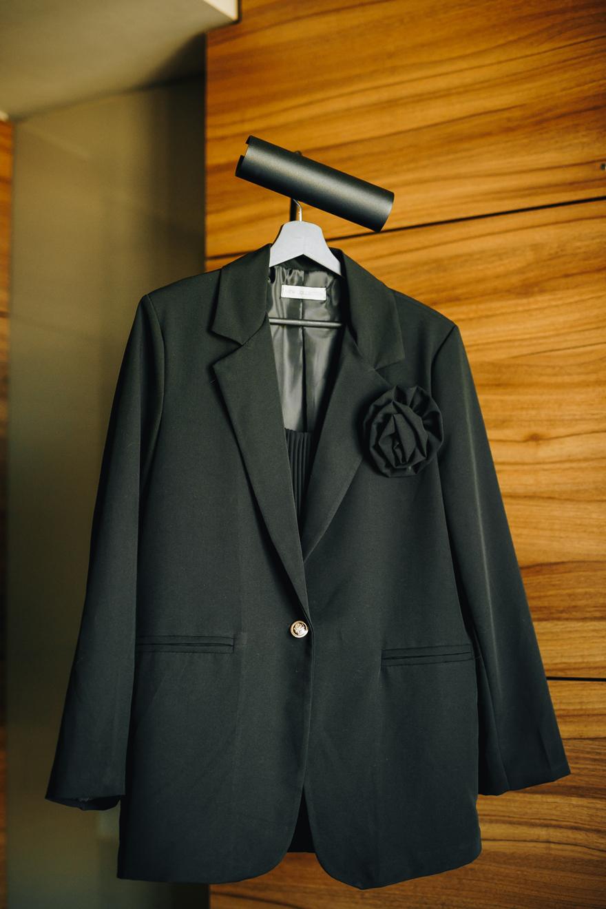 Ženski sako Rosa, Crni