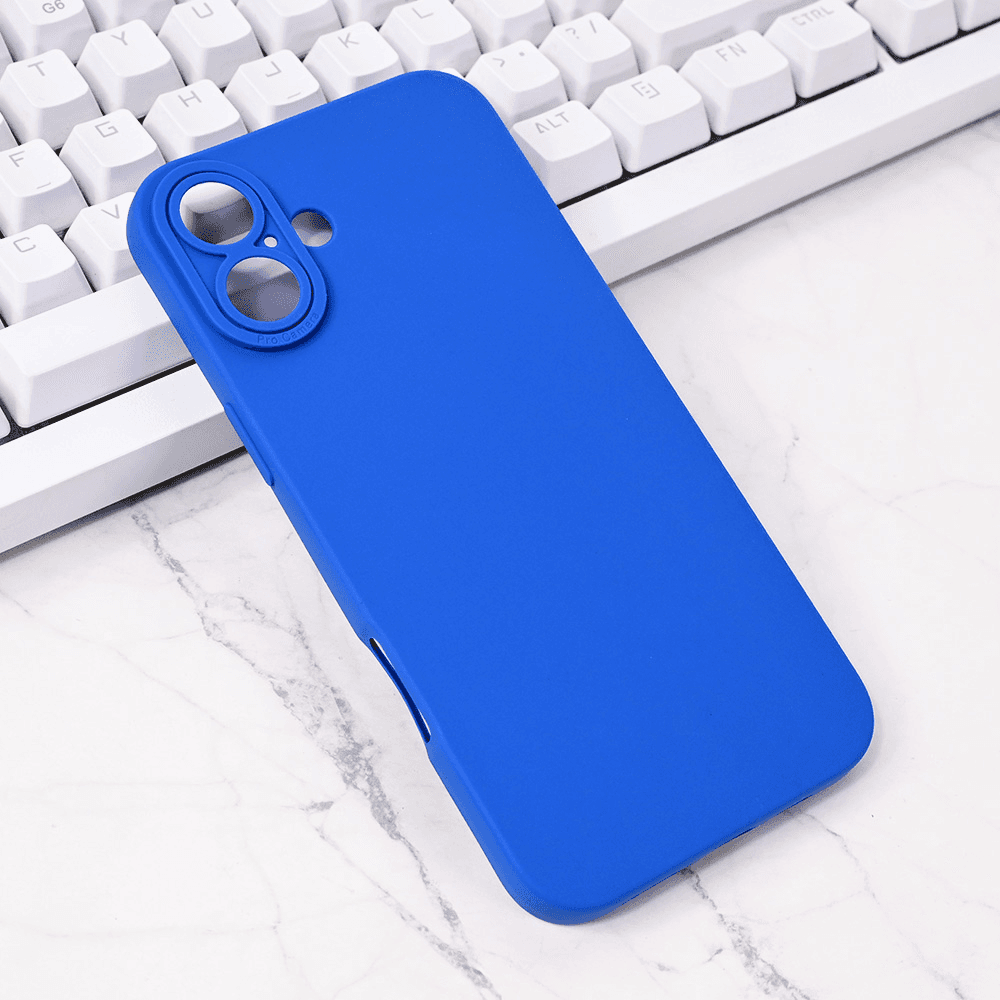 TERACELL Maska za iPhone 16 Plus Silikon Pro Camera, Tamnoplava