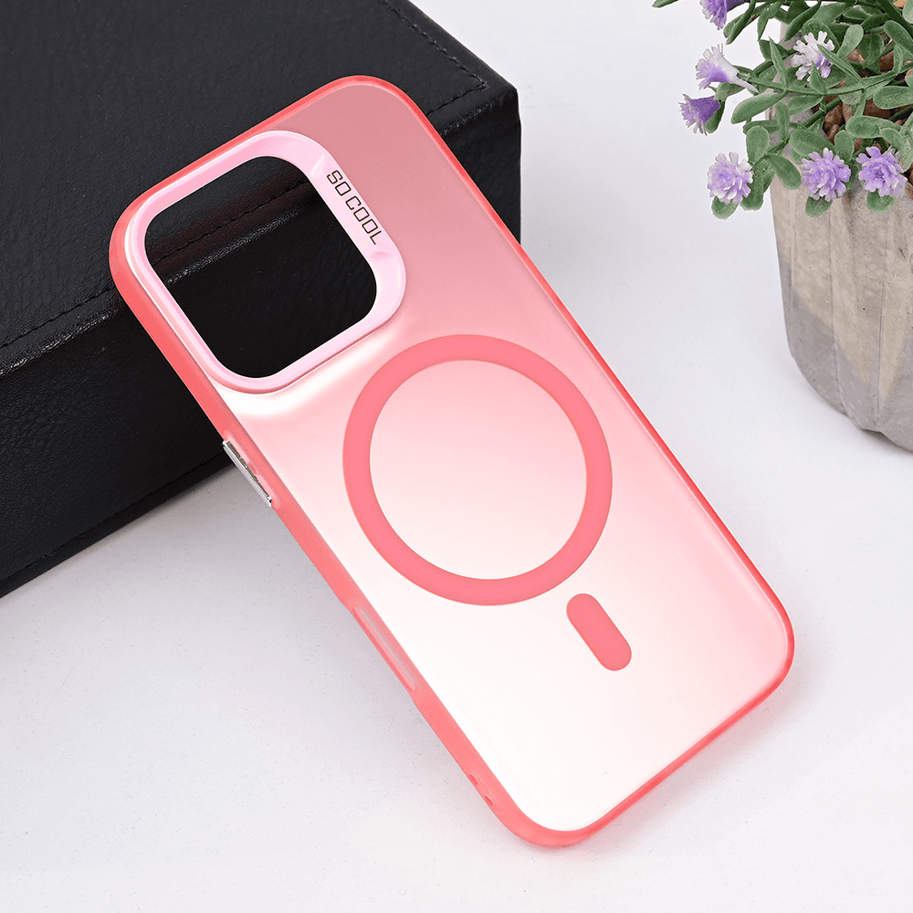 TERACELL Maska za iPhone 16 Pro Magsafe Clear, Roze