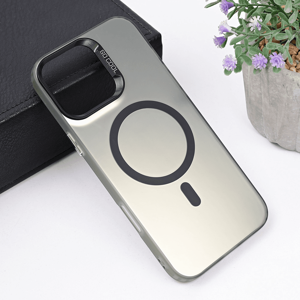 TERACELL Maska za iPhone 16 Pro Max Magsafe Clear, Crna