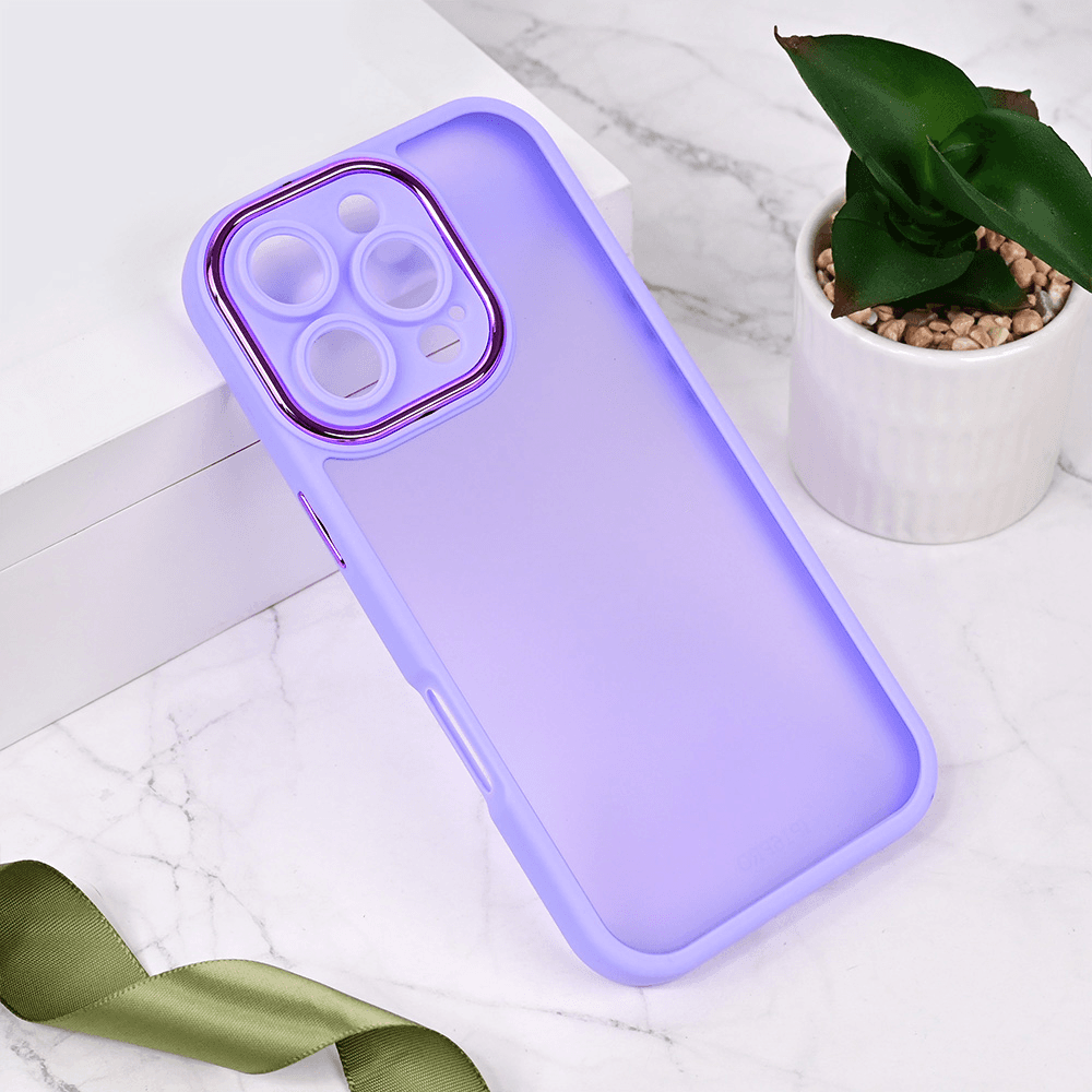 TERACELL Maska za iPhone 16 Pro Shining Camera, Ljubičasta