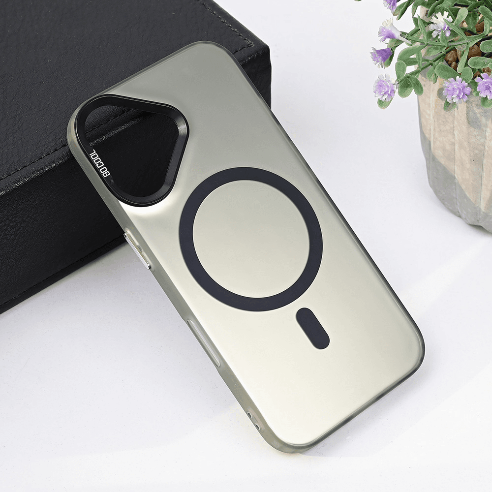 TERACELL Maska za iPhone 16 Magsafe Clear, Crna