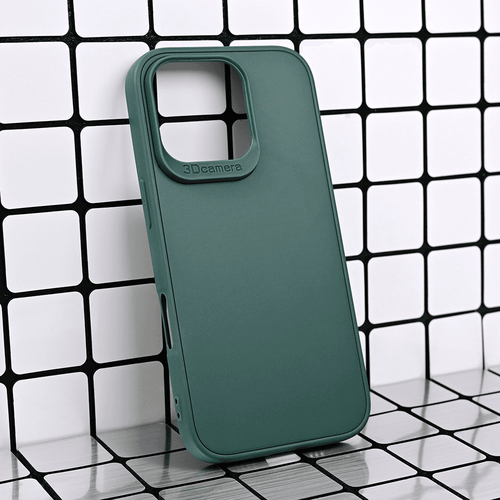 TERACELL Maska za iPhone 16 Pro 3D Camera, Tamnozelena