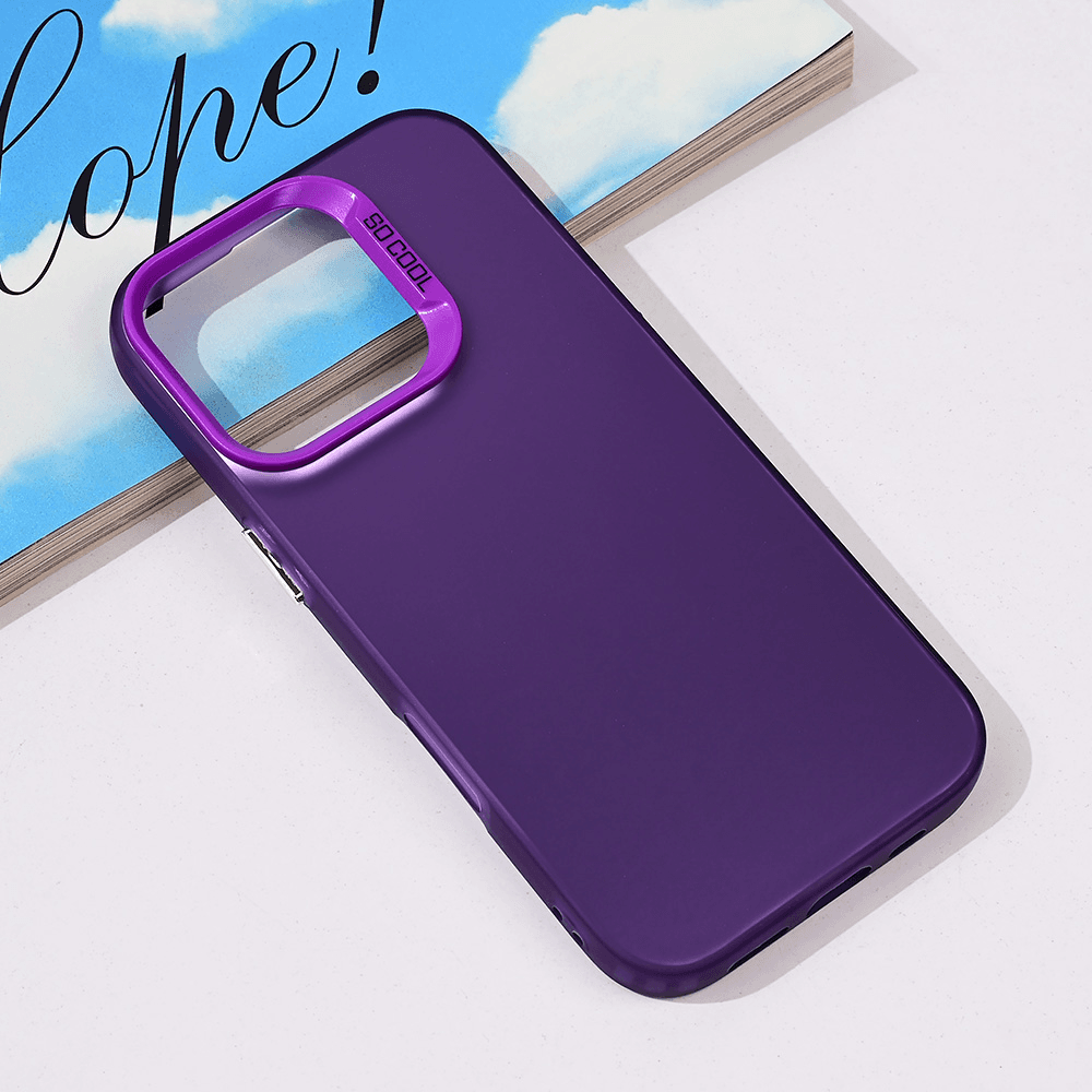 TERACELL Maska za iPhone 16 Pro Clear, Ljubičasta