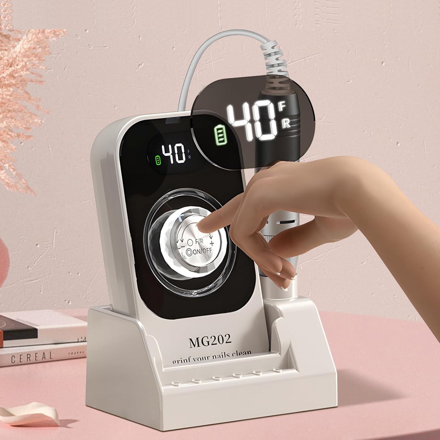 Prenosna turpija za nokte MG202, 1800mAh