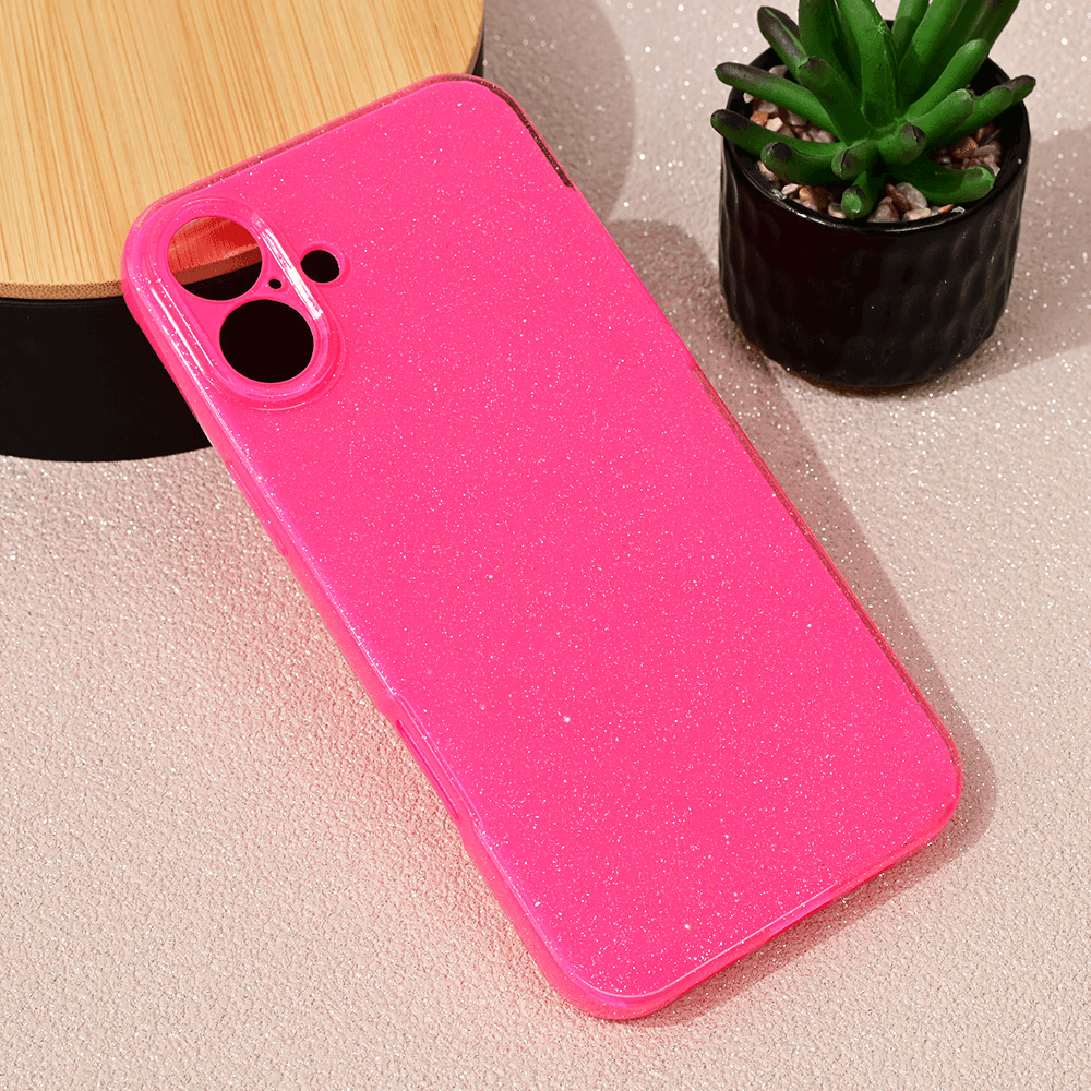 TERACELL Maska za iPhone 16 Plus Sparkle Dust, Roze