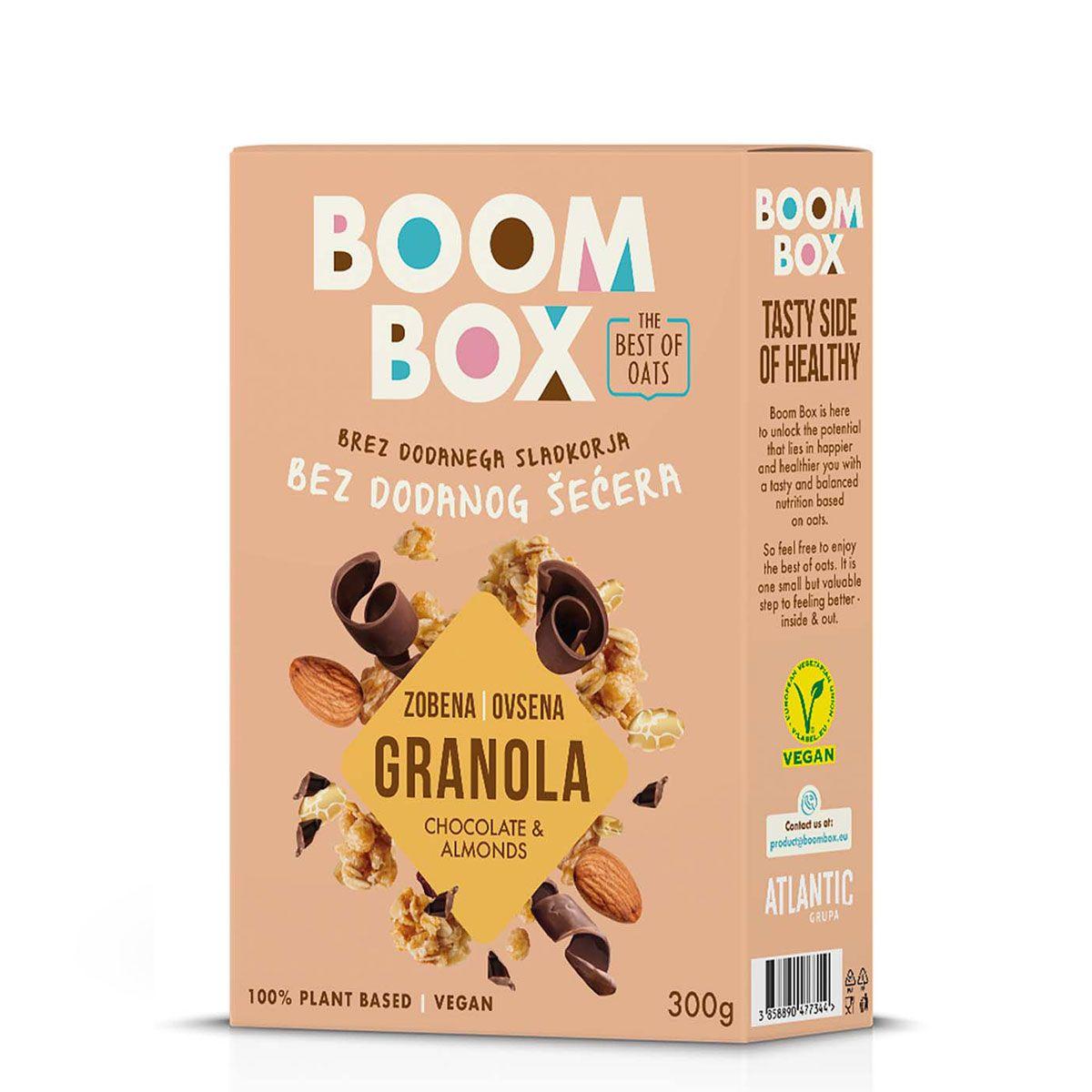 BUM BOKS Ovsena granola 300 g čokolade