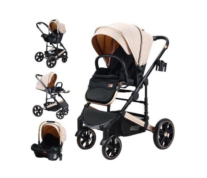 BBO Kolica za bebe 2u1 Megamove, Krem