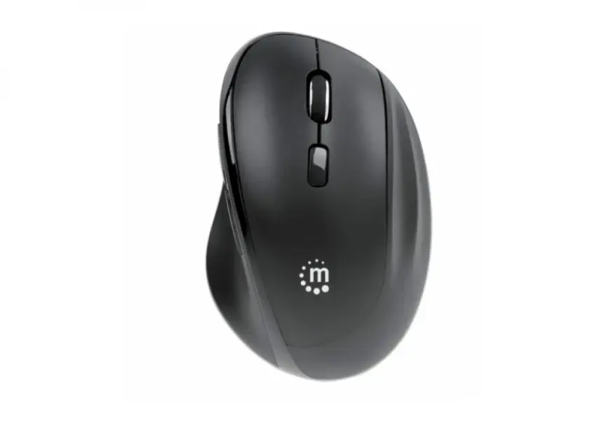 MANHATTAN Miš Ergonomic 190237, USB, 1600 DPI, Crni