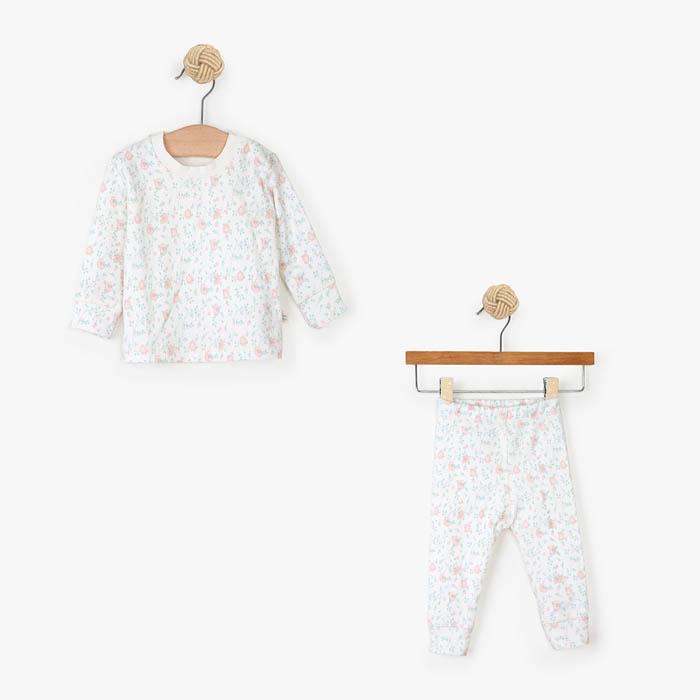 Just Kiddin Pidžama za devojčice, Bela