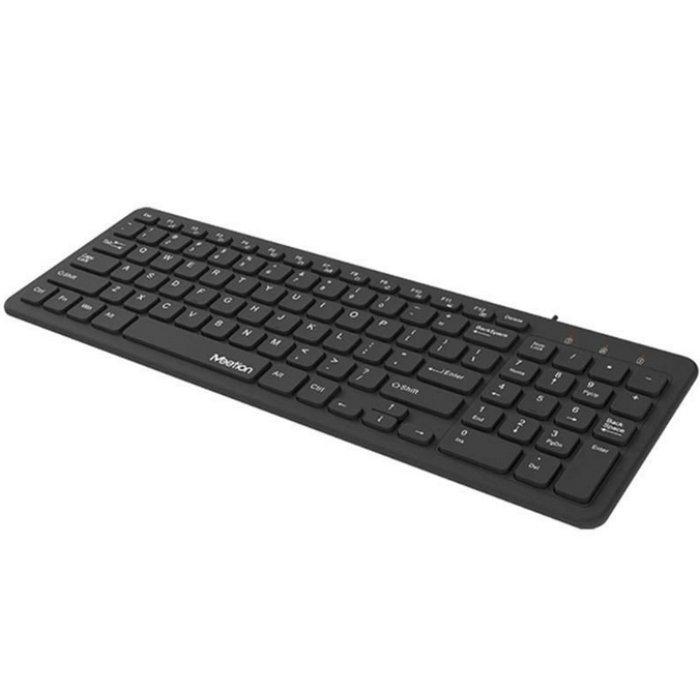 MEETION Bežična tastatura  WK410, Crna