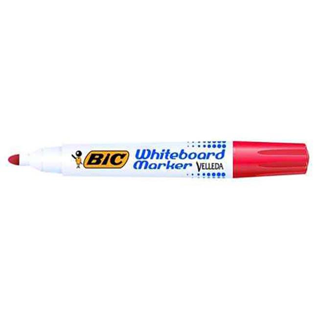 Bic Marker za belu tablu Velleda, Crveni