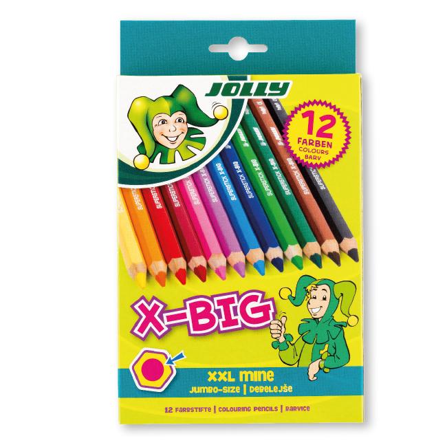 Jolly Drvene bojice X-Big 3399 0001, 12 komada