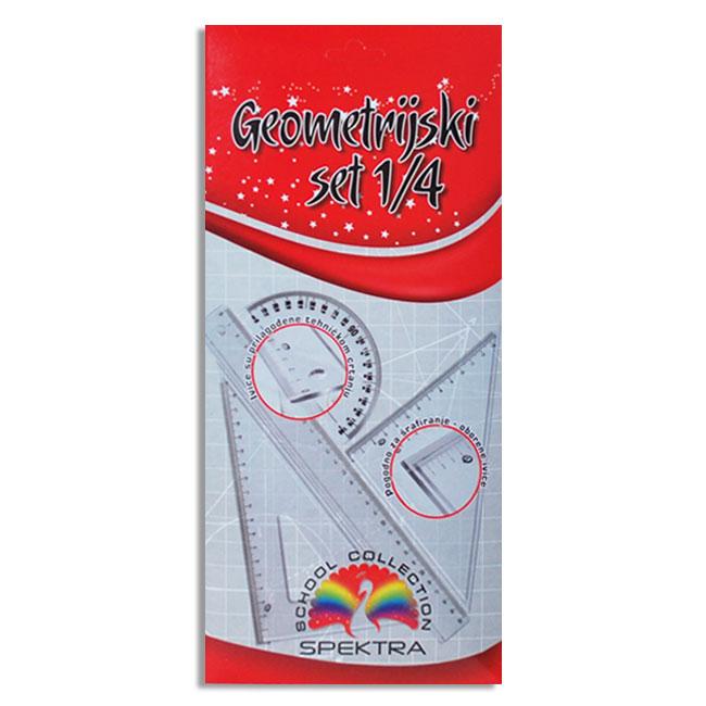 Spektra Set lenjira, 4 komada