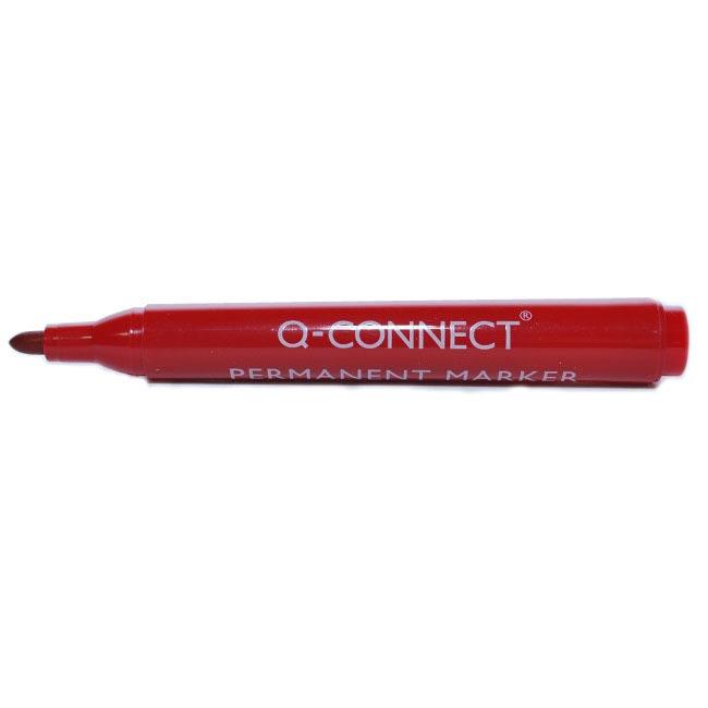 Q-Connect Marker permanent KF26047, Obli, Crveni