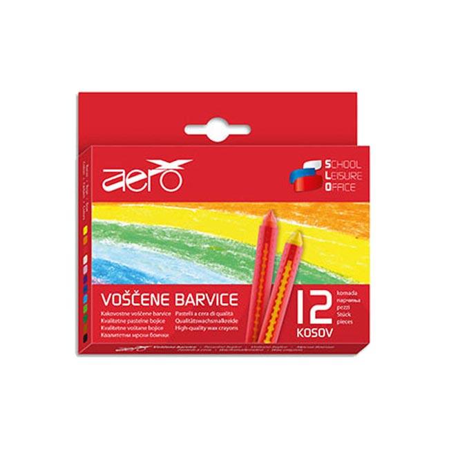 Aero Set voštanih boja, 12 komada