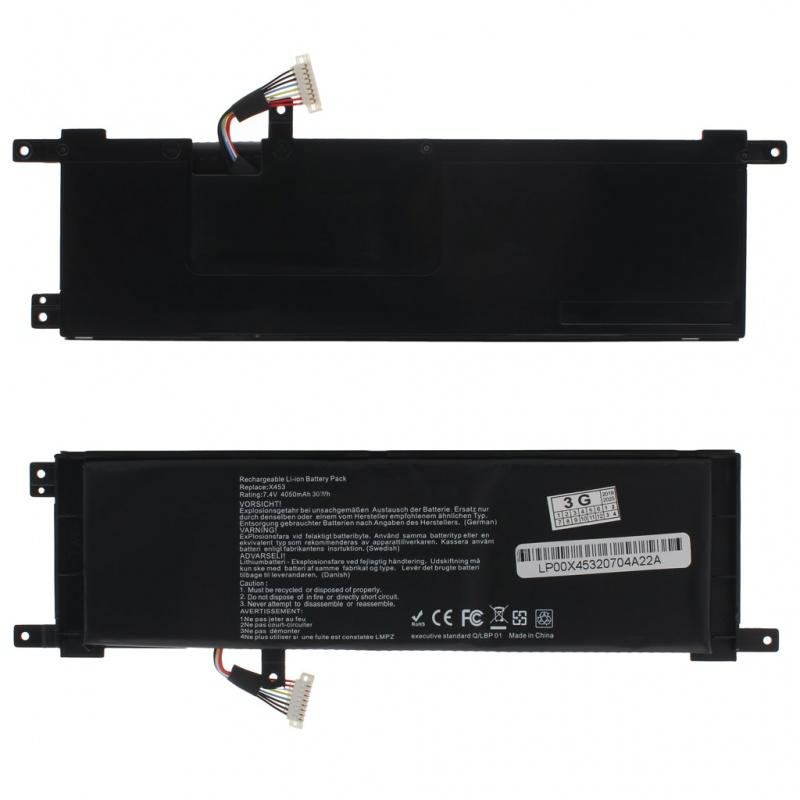 Asus Baterija za laptop X453 HQ2200, 7.4 V, 4050 mAh, Crna