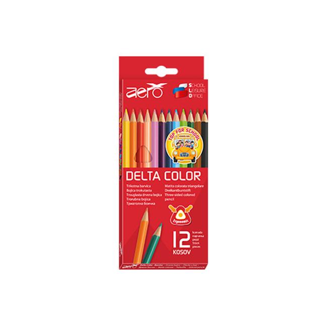 Aero Delta Set drvenih bojica, 12 komada