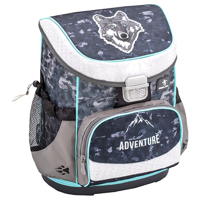 Belmil Školski ranac za dečake Wolf 405-33, Sivi