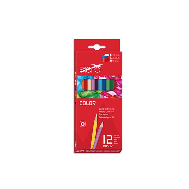 Aero Set drvenih boja, 12 komada