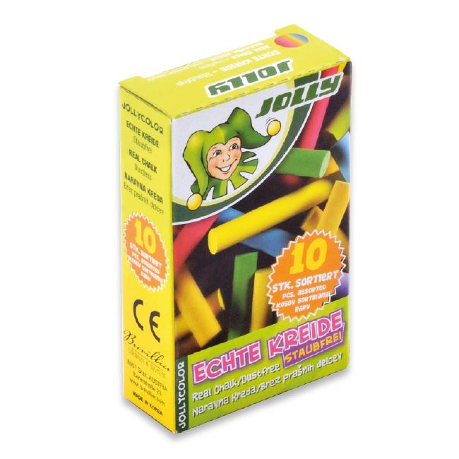 Jolly Kreda za crtanje 8300 0003A, 10 komada, Šarena