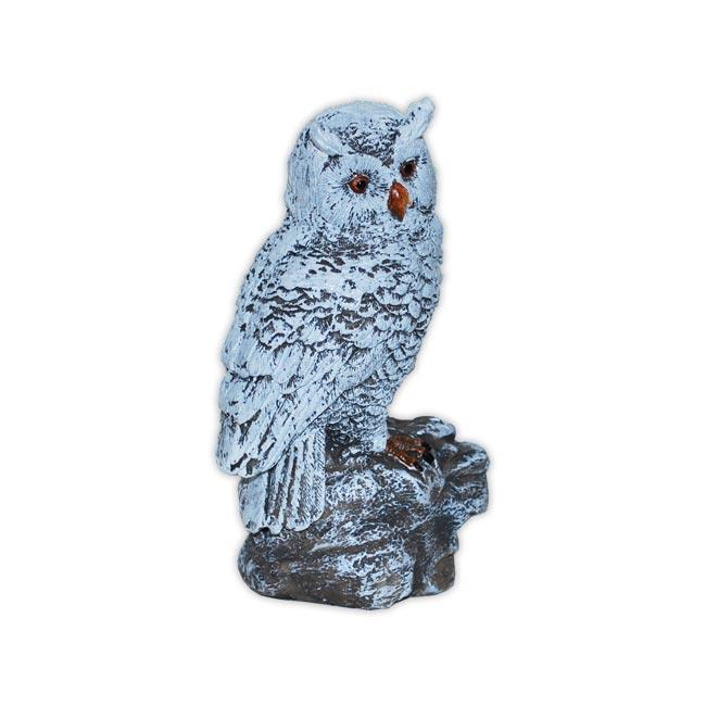 Figura u obliku sove na grani M 33, 13cm, Plava