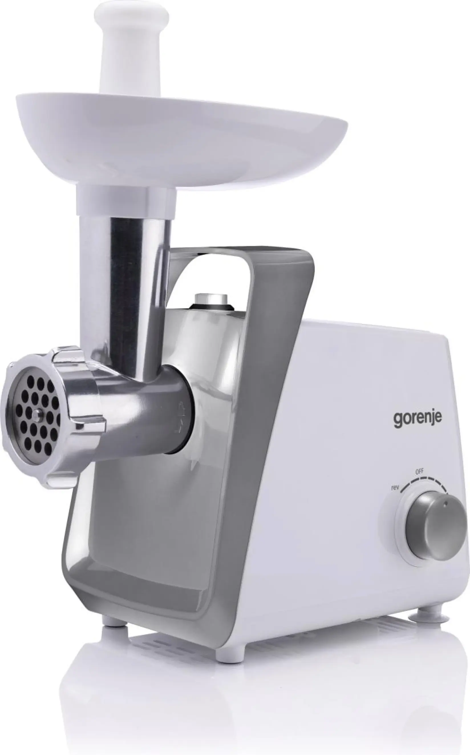 Gorenje mlin za meso MG1601V, 1600V, 2,2 kg/min, bela